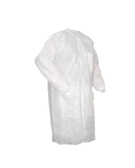 Lab Coats Spun Bonded Polypropylene White