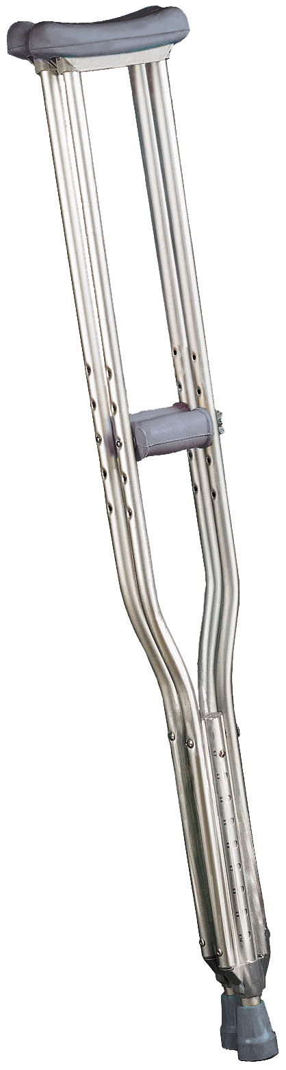 UNA-BODY® Push Button Aluminum Crutches Adult