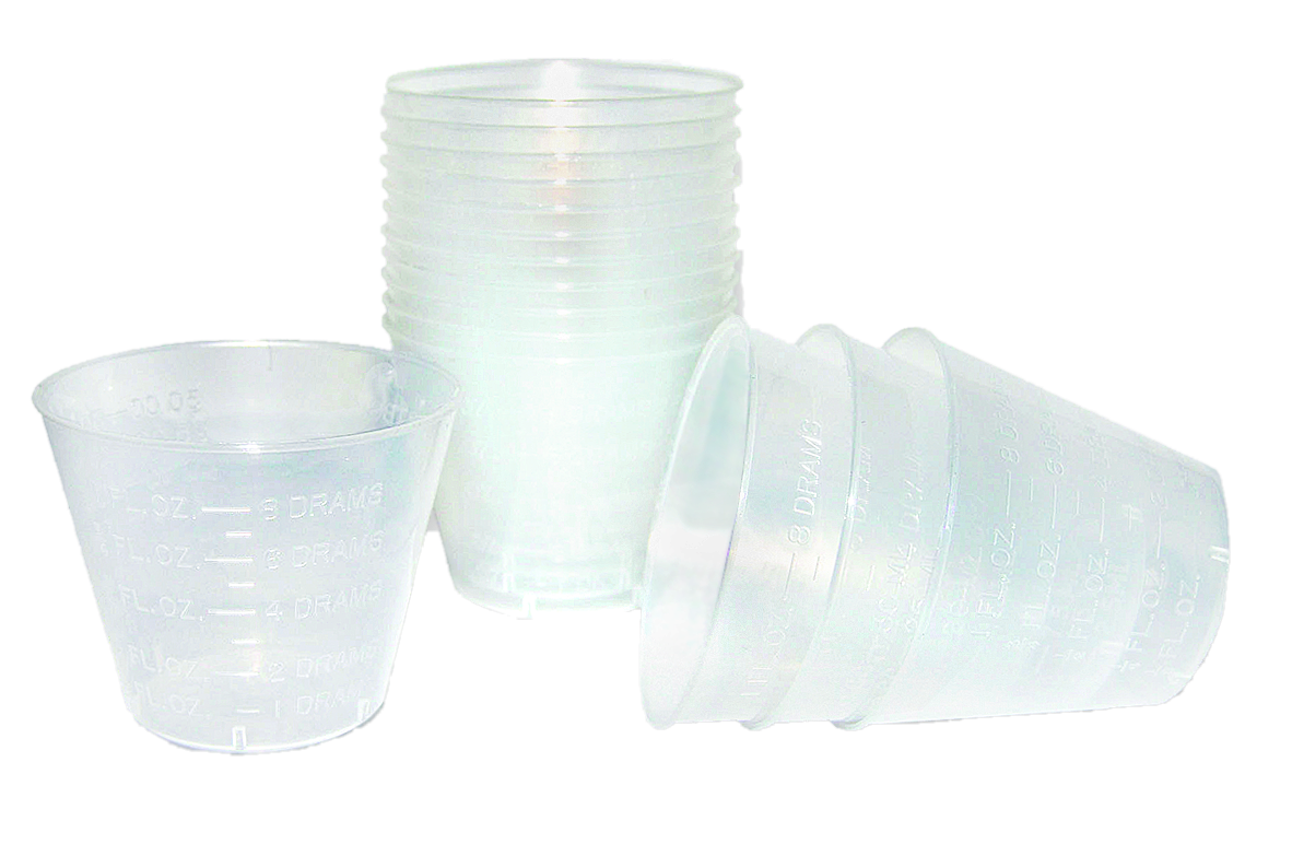 Disposable Medicine Cups 1 oz 7 way