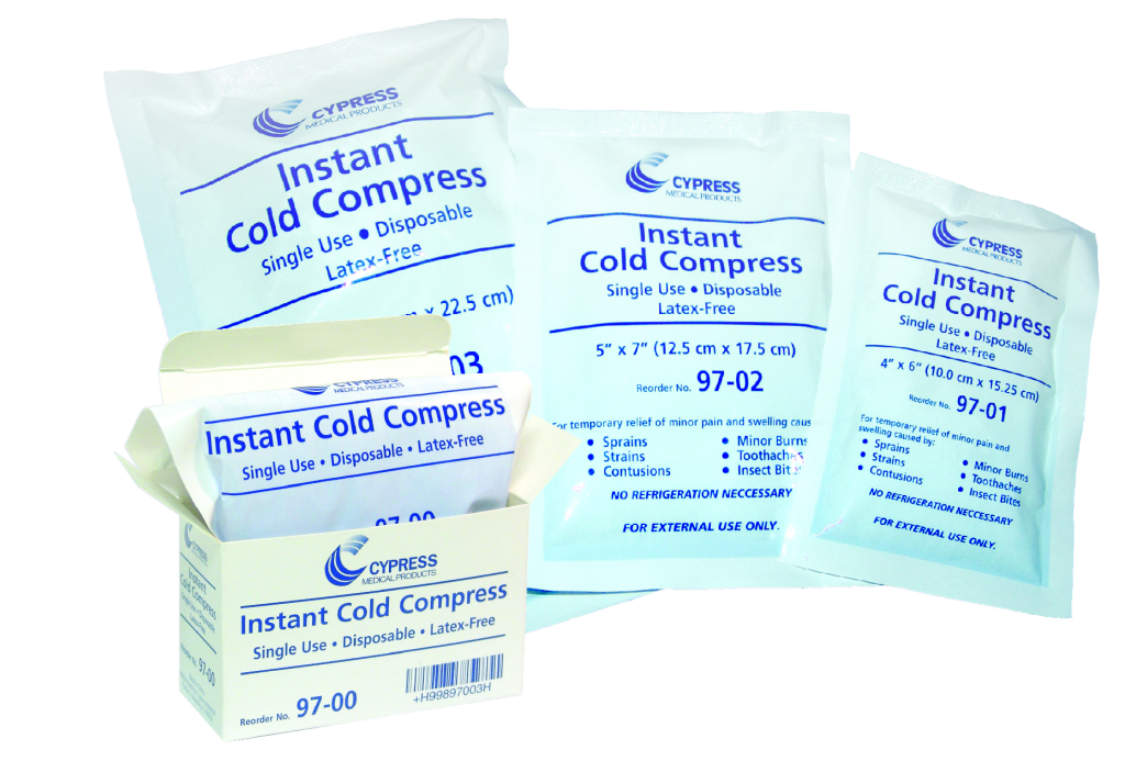 Instant Cold Pack - Cypress Medical | Halstücher