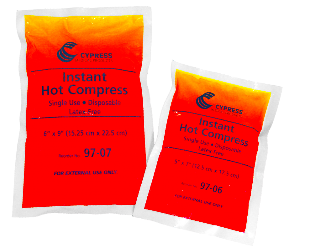 Instant Hot Pack 5″X7 - Cypress Medical