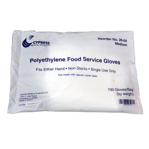 Food Glove Polyethylene